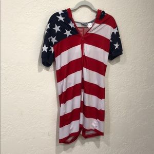 American flag romper